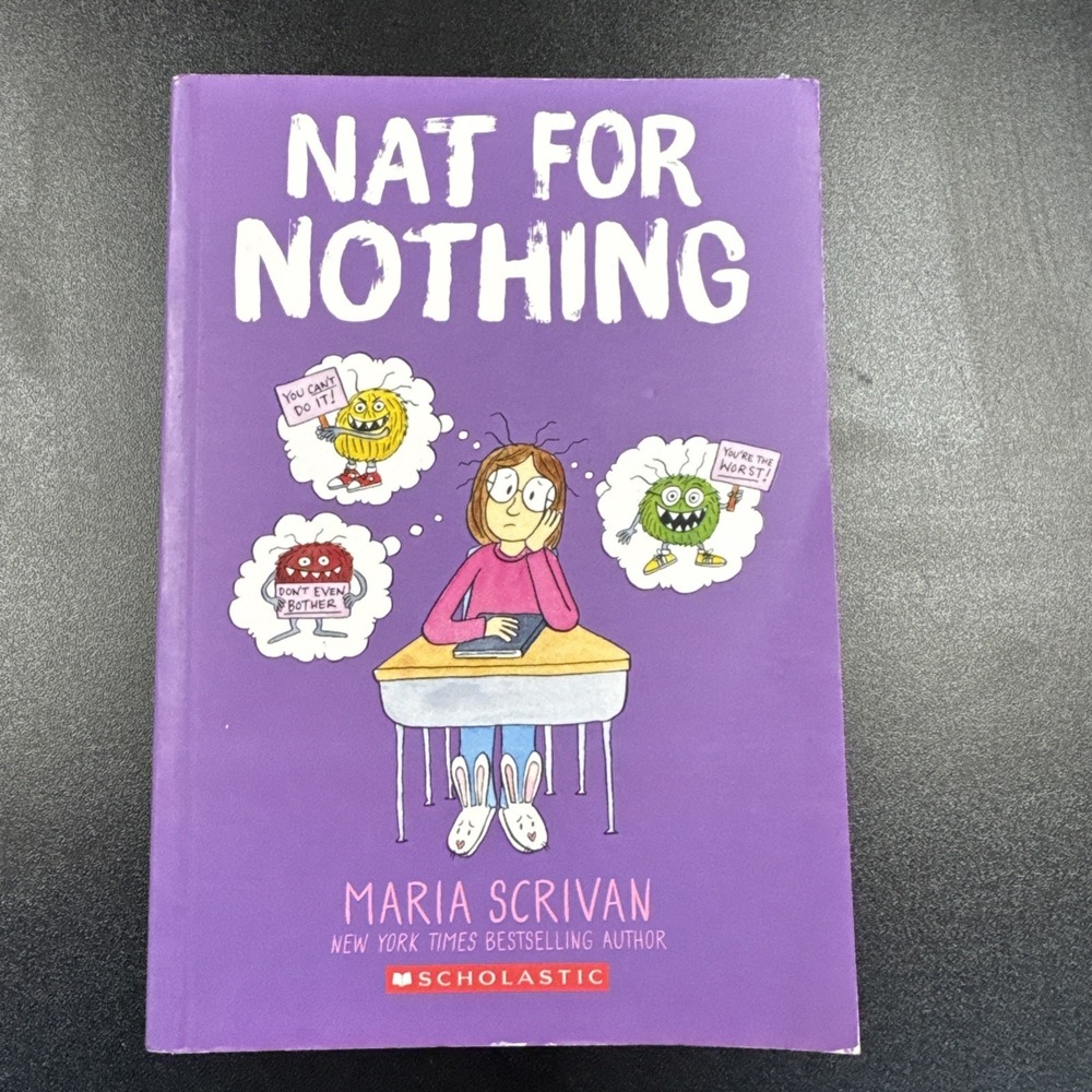 Nat for Nothing: a Graphic Novel (Nat‎ Enough #4) by Maria Scrivan (2023,...